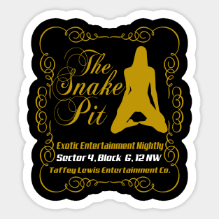 The snake pit Sticker